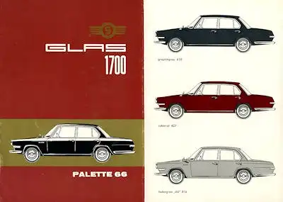 Glas 1700 Farben 1966