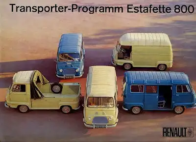 Renault Estafette 800 Prospekt 1960er Jahre
