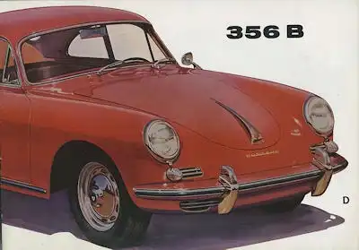 Porsche 356 B Prospekt 9.1960