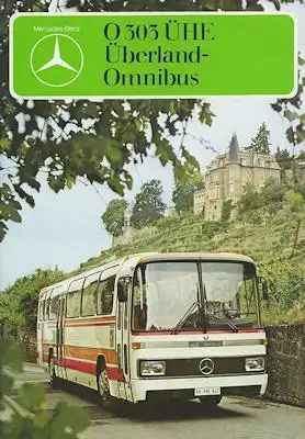 Mercedes-Benz O 305 ÜHE Prospekt 9.1980