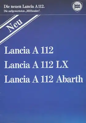Autobianchi / Lancia A 112 Programm 5.1984