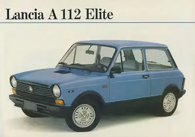 Autobianchi / Lancia A 112 Elite Prospekt 8.1981