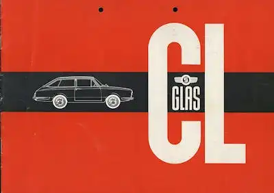Glas CL Prospekt ca. 1966