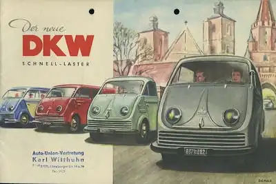 DKW Schnell-Laster Prospekt 5.1952