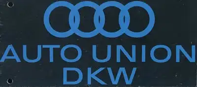 DKW Programm ca. 1962