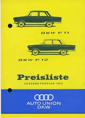 DKW Preisliste 2.1964