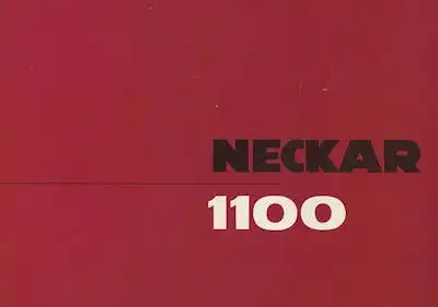 Neckar 1100 Prospekt 11.1966