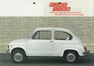 Fiat 770 S Prospekt 5.1969