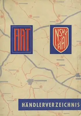 NSU-Fiat Händlerverzeichnis 1963