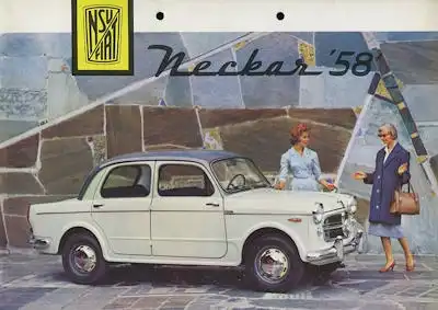 NSU-Fiat Neckar Prospekt 1958