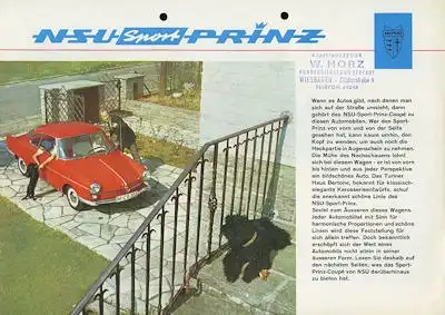 NSU Sport Prinz Prospekt 1962