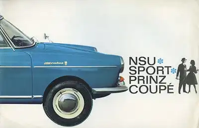 NSU Sport Prinz Coupe Prospekt 6.1962 f
