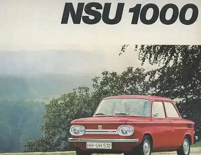 NSU Prinz 1000 Prospekt 10.1968