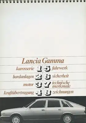 Lancia Gamma Presse-Information 5.1976