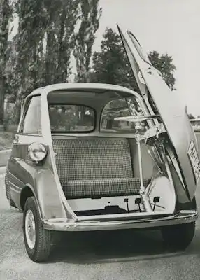 BMW Isetta Export 2 Fotos 1950er Jahre