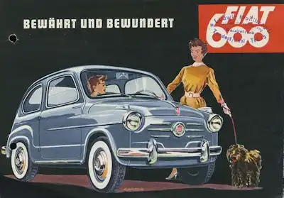 Fiat 600 Prospekt 1958