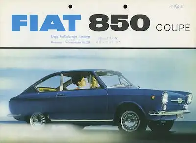 Fiat 850 Coupe Prospekt 1966