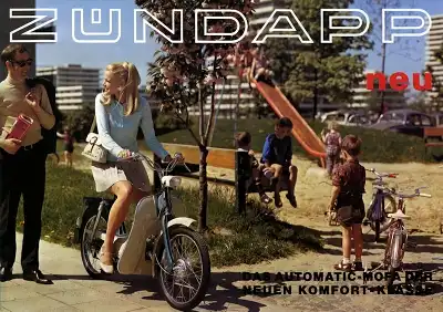 Zündapp Automatic Mofa Prospekt 1970