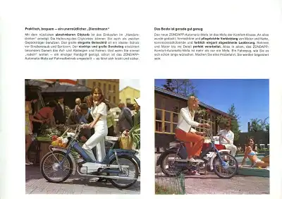 Zündapp Automatic Mofa Prospekt 1970