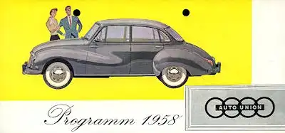 DKW Programm 1958