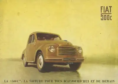 Fiat 500 C Prospekt 6.1949 it