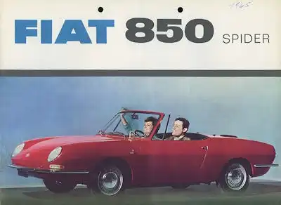 Fiat 850 Spider Prospekt 1966