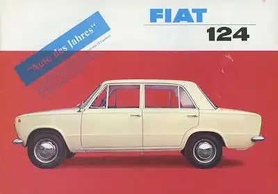 Fiat 124 Prospekt 1966/67