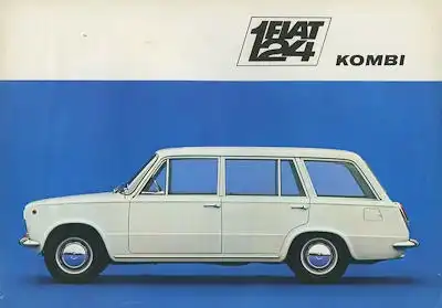 Fiat 124 Kombi Prospekt 1967