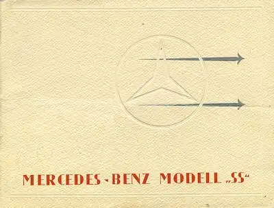 Mercedes-Benz Modell SS Prospekt 1930