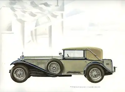 Mercedes-Benz Modell SS Prospekt 1930