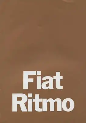 Fiat Ritmo Prospekt 3.1981