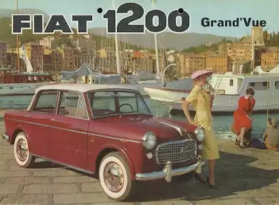 Fiat 1200 Grand Vue Prospekt ca. 1957