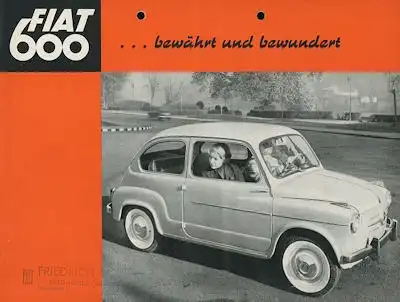Fiat 600 Prospekt 1958