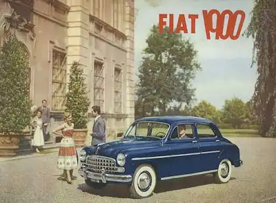 Fiat 1900 Prospekt ca. 1952