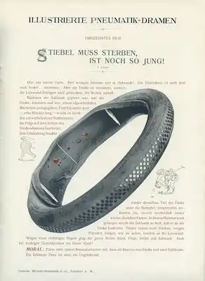Deutsche Michelin AG Illustrierte Pneumatik Dramen vom Bibendum 1906