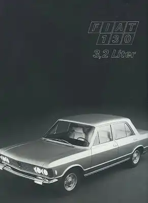 Fiat 130 Prospekt 10.1975