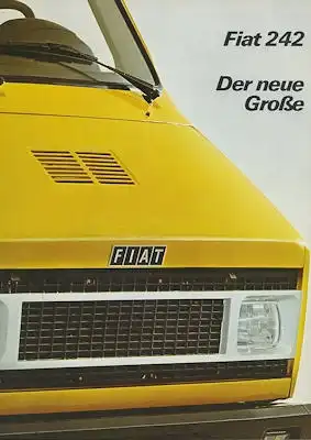 Fiat 242 Prospekt 1976