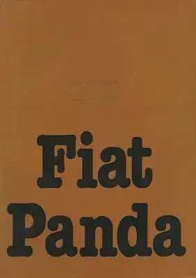Fiat Panda Prospekt 5.1980
