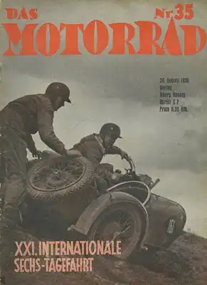 Das Motorrad 1939 Heft 35