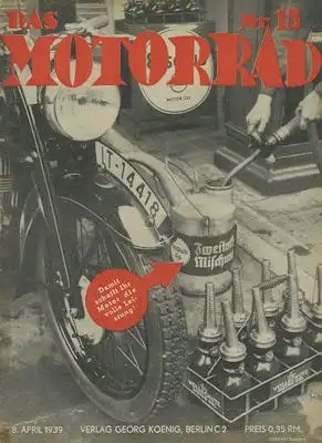 Das Motorrad 1939 Heft 15