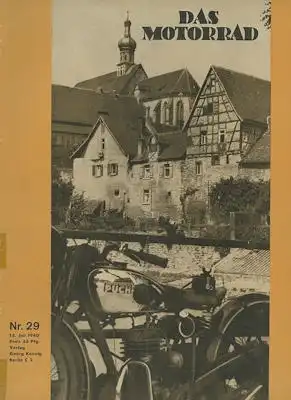 Das Motorrad 1940 Heft 29