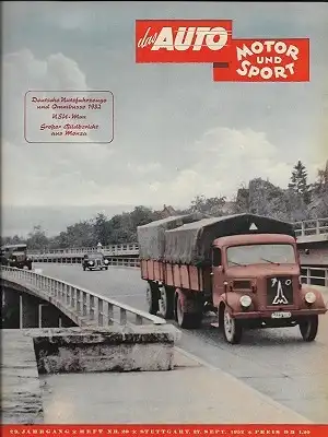 Auto, Motor & Sport 1952 Heft 20