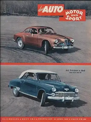 Auto, Motor & Sport 1952 Heft 8