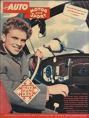 Auto, Motor & Sport 1952 Heft 7
