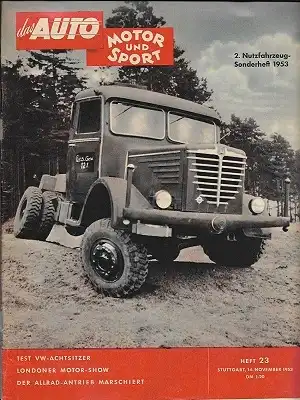 Auto, Motor & Sport 1953 Heft 23