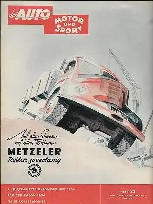 Auto, Motor & Sport 1954 Heft 22