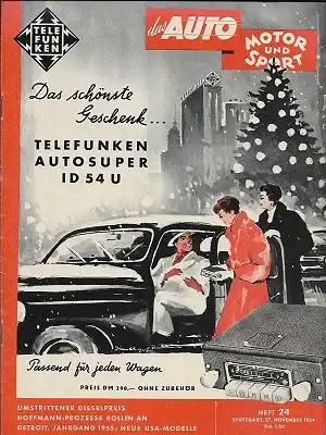 Auto, Motor & Sport 1954 Heft 24