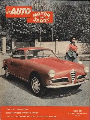 Auto, Motor & Sport 1954 Heft 10