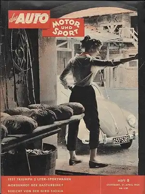 Auto, Motor & Sport 1954 Heft 8
