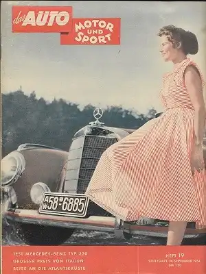 Auto, Motor & Sport 1954 Heft 19